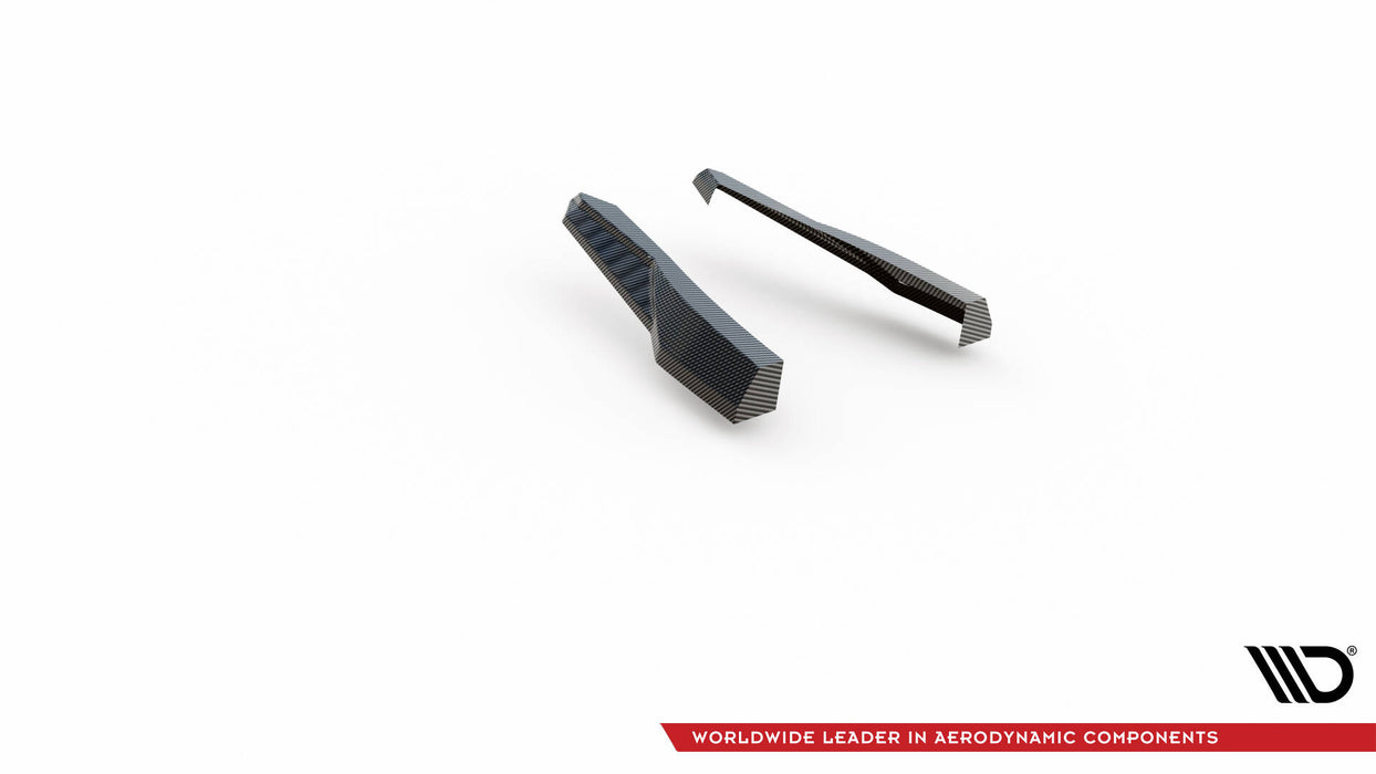 Maxton Design Prepreg Carbon Fiber Rear Side Splitters Audi RSQ8 Mk1