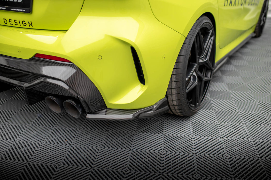 Maxton Design Prepreg Carbon Fiber Rear Side Splitters BMW 1 M-Pack /  M135i / 128ti F40