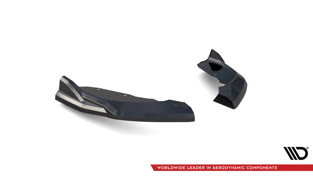 Maxton Design Prepreg Carbon Fiber Rear Side Splitters BMW 1 M-Pack /  M135i / 128ti F40