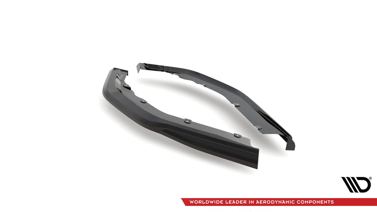 Maxton Design Prepreg Carbon Fiber Rear Side Splitters BMW M3 Sedan / Touring G80 / G81