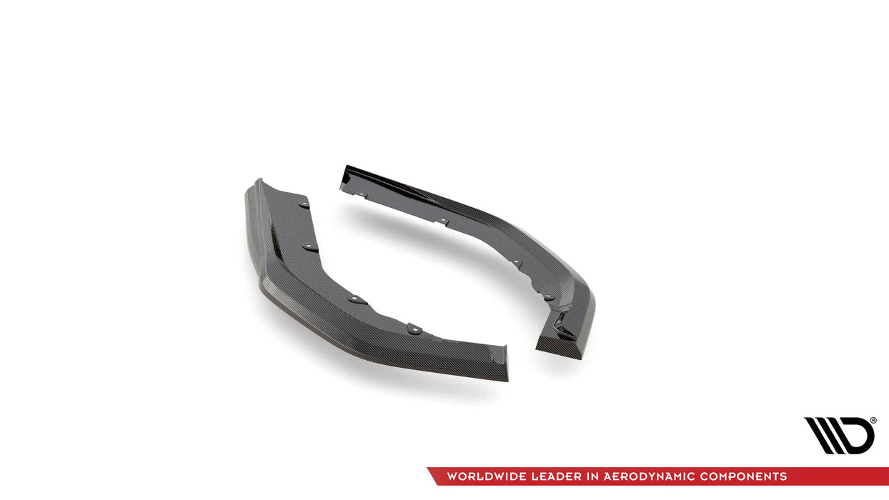Maxton Design Prepreg Carbon Fiber Rear Side Splitters BMW M3 Sedan / Touring G80 / G81