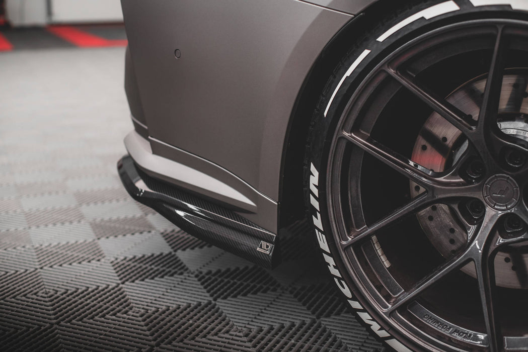 Maxton Design Prepreg Carbon Fiber Rear Side Splitters BMW M4 G82 / G82 Facelift