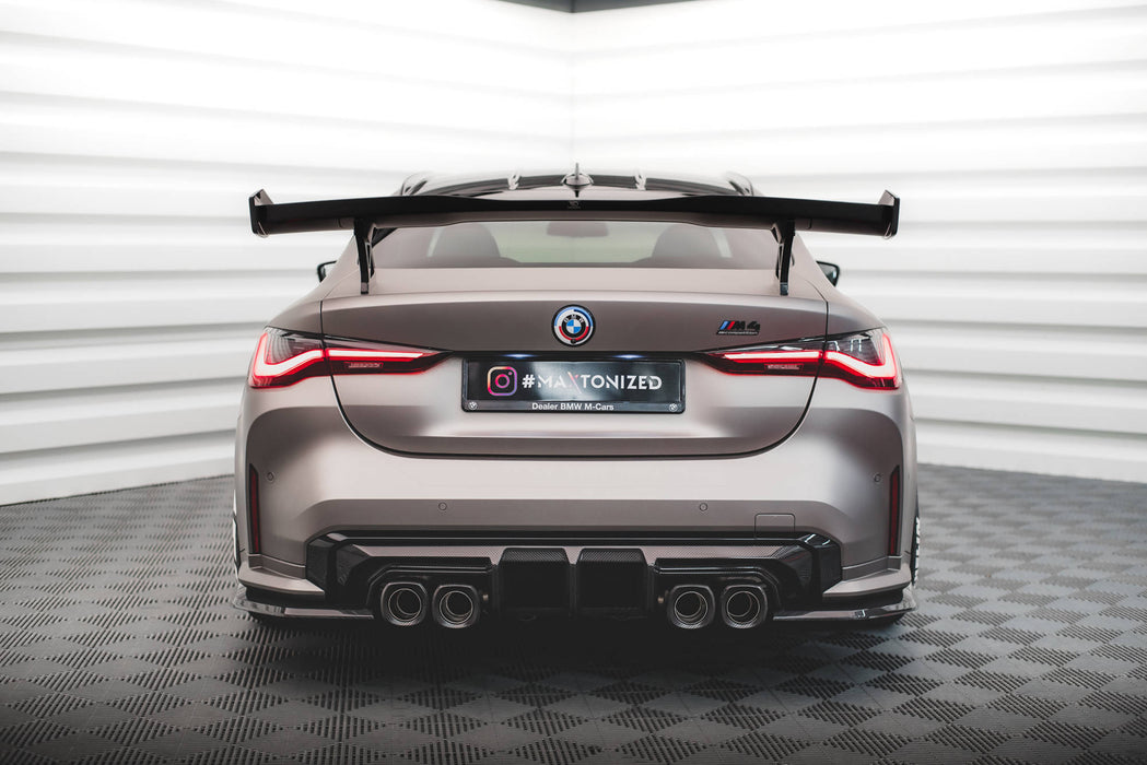 Maxton Design Prepreg Carbon Fiber Rear Side Splitters BMW M4 G82 / G82 Facelift