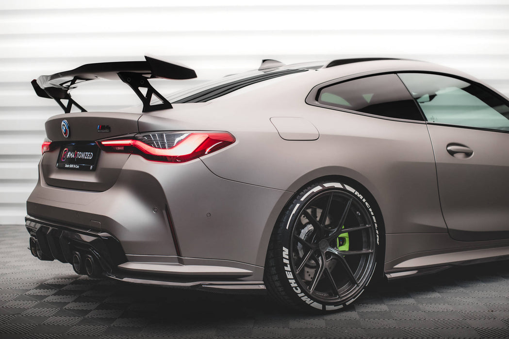 Maxton Design Prepreg Carbon Fiber Rear Side Splitters BMW M4 G82 / G82 Facelift