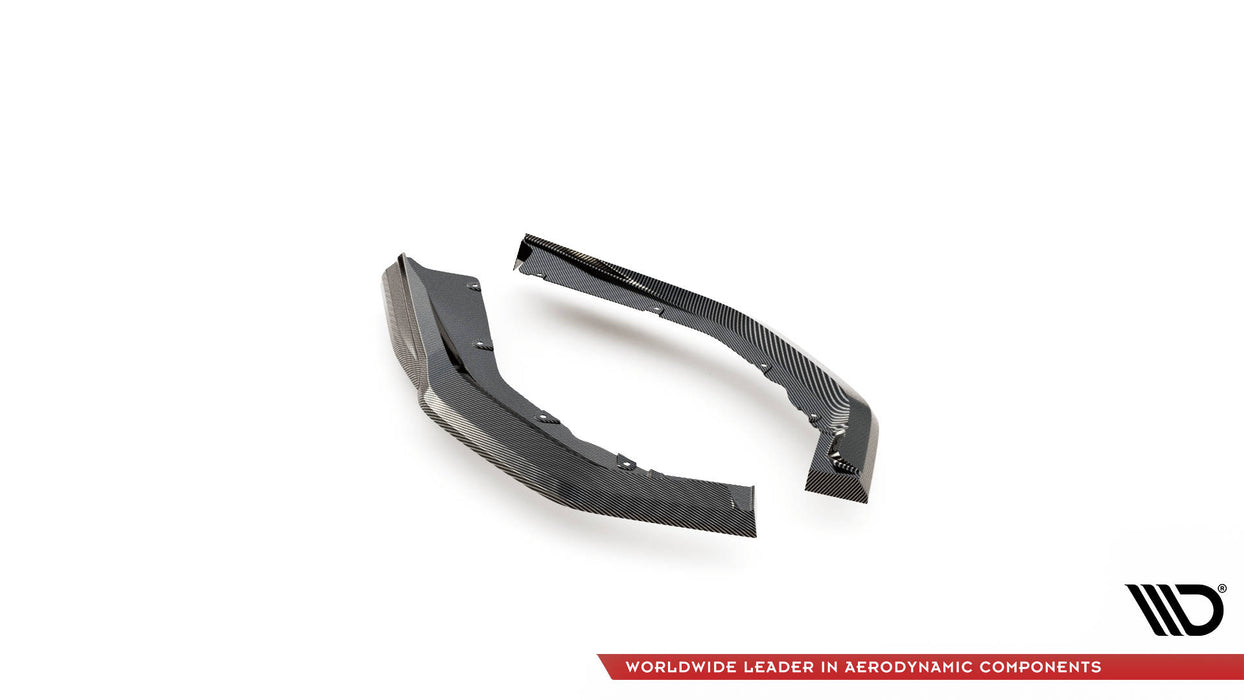 Maxton Design Prepreg Carbon Fiber Rear Side Splitters BMW M4 G82 / G82 Facelift