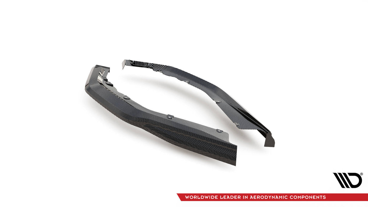 Maxton Design Prepreg Carbon Fiber Rear Side Splitters BMW M4 G82 / G82 Facelift