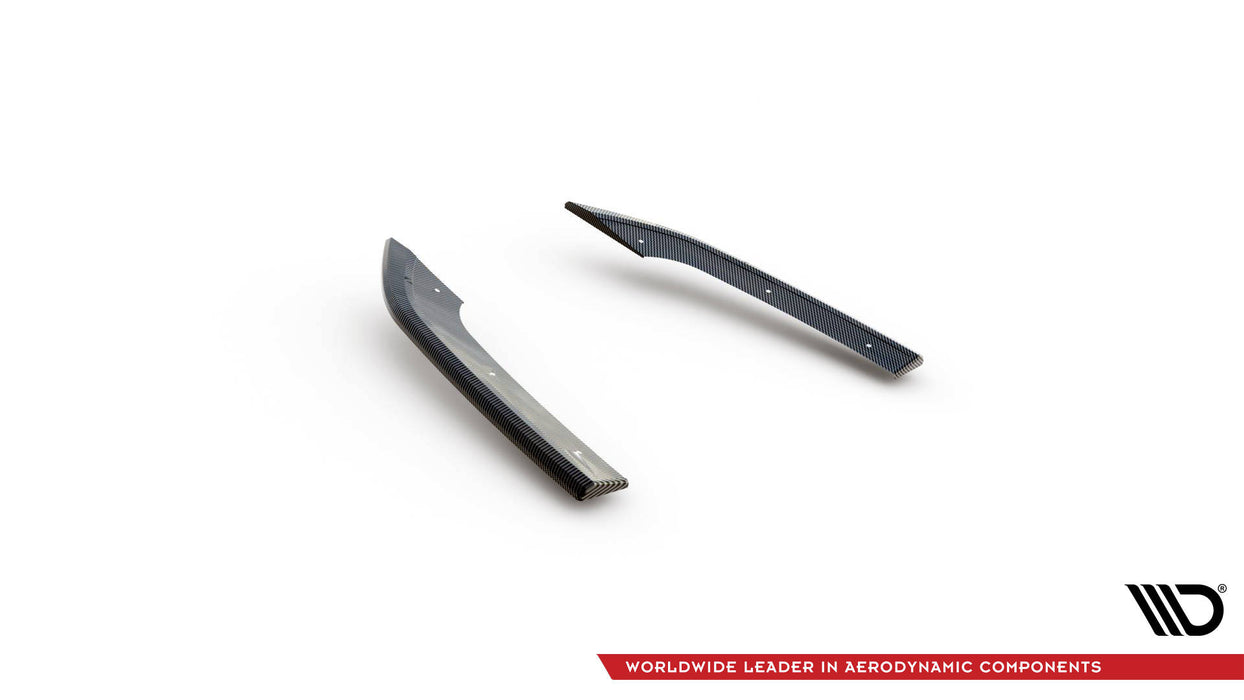 Maxton Design Prepreg Carbon Fiber Rear Side Splitters V.2 Audi RS3 Sedan 8Y