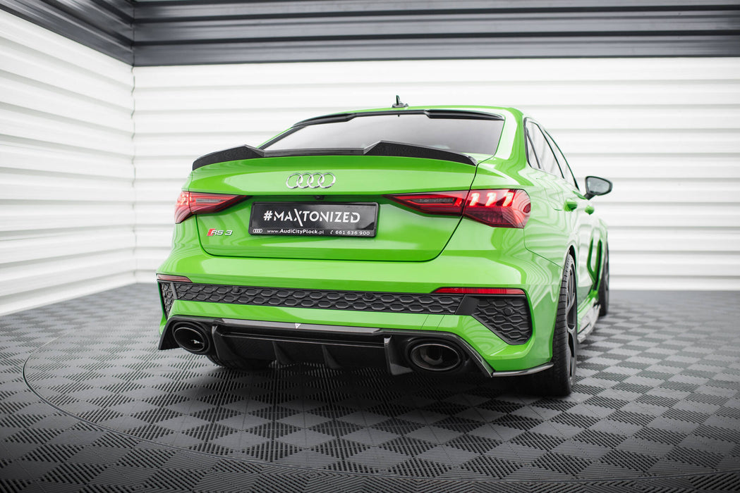Maxton Design Prepreg Carbon Fiber Rear Side Splitters V.2 Audi RS3 Sedan 8Y