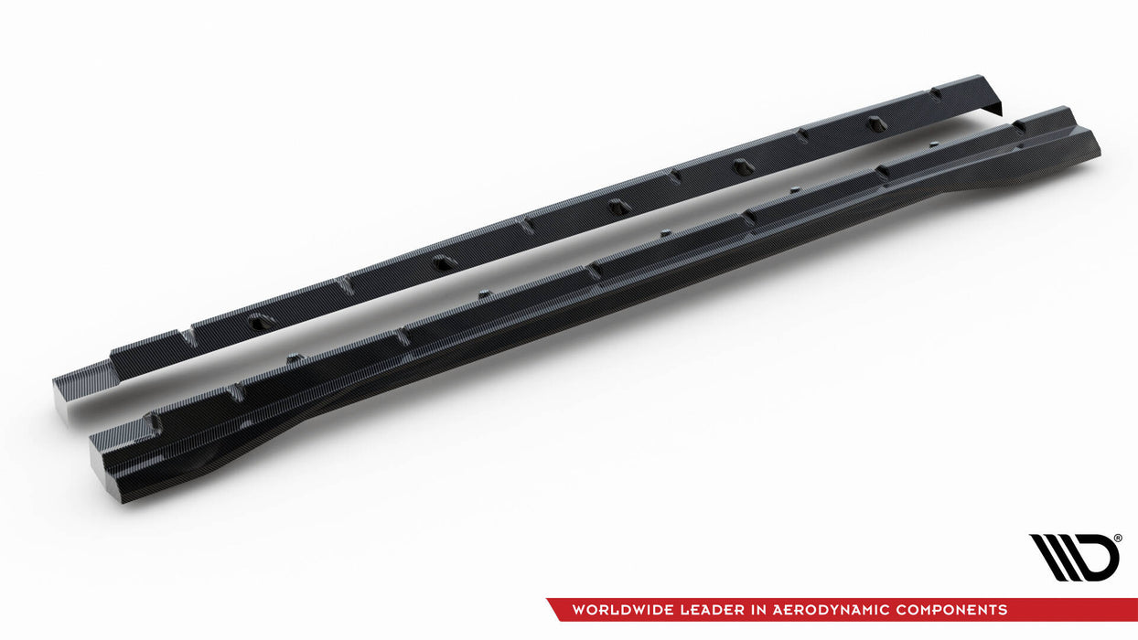 Maxton Design Prepreg Carbon Fiber Side Skirts Audi RSQ8 Mk1