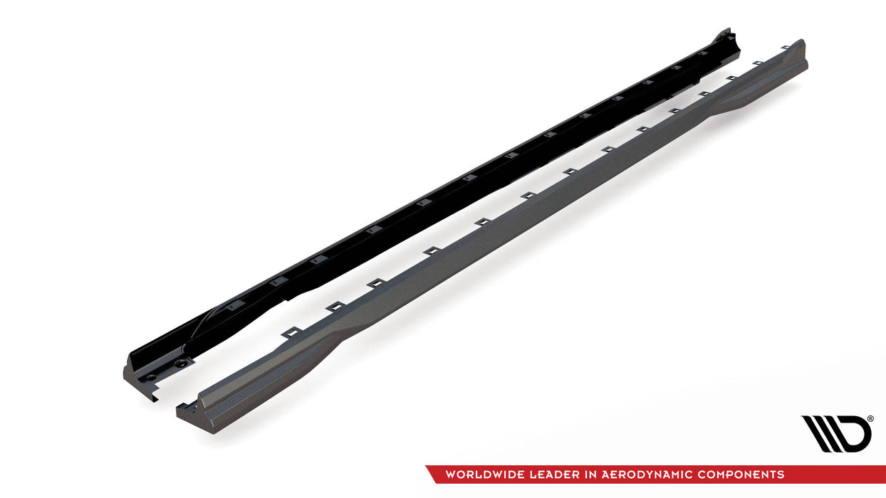 Maxton Design Prepreg Carbon Fiber Side Skirts BMW 1 M-Pack/ M135i / 128ti F40