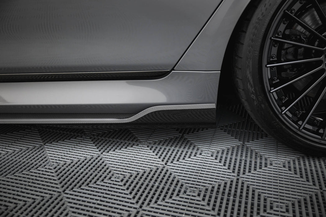 Maxton Design Prepreg Carbon Fiber Side Skirts BMW 7 M-Pack G11 Facelift