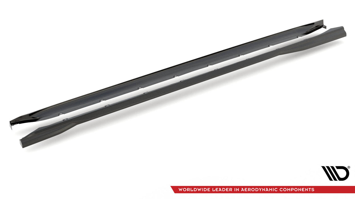 Maxton Design Prepreg Carbon Fiber Side Skirts BMW M3 Sedan / Touring G80 / G81