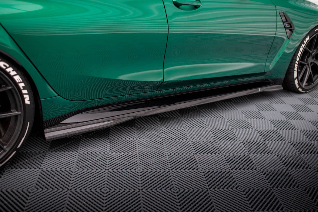 Maxton Design Prepreg Carbon Fiber Side Skirts BMW M3 Sedan / Touring G80 / G81