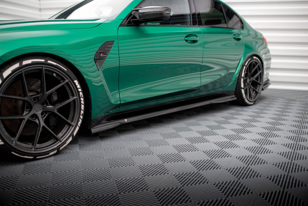 Maxton Design Prepreg Carbon Fiber Side Skirts BMW M3 Sedan / Touring G80 / G81