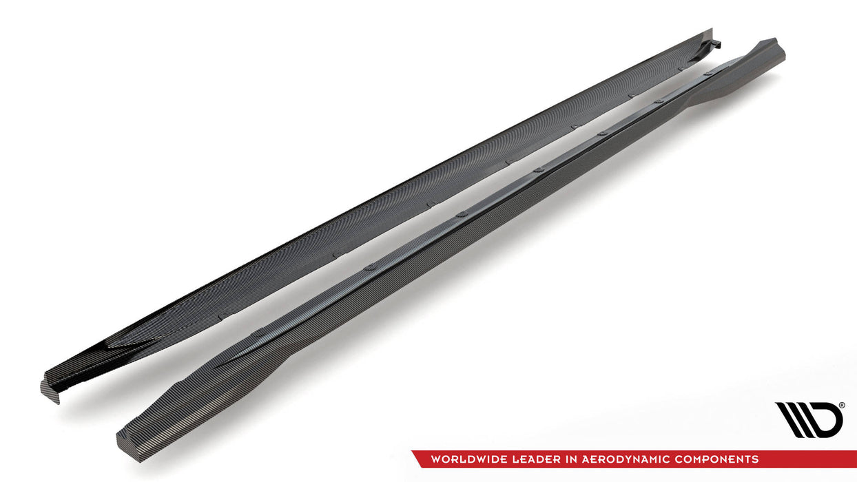 Maxton Design Prepreg Carbon Fiber Side Skirts BMW M4 G82 / G82 Facelift