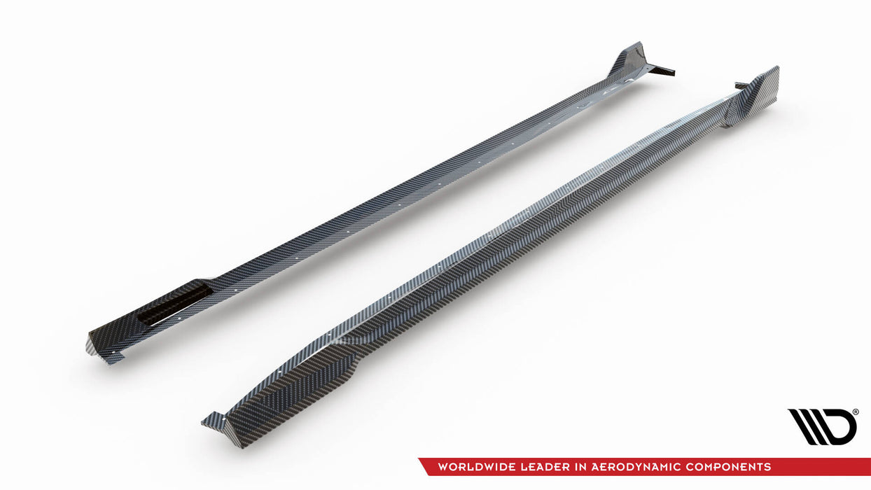Maxton Design Prepreg Carbon Fiber Side Skirts BMW X5 M F95 Facelift