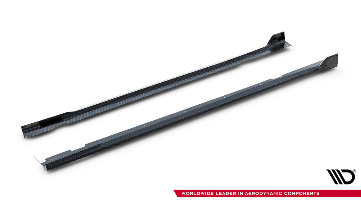 Maxton Design Prepreg Carbon Fiber Side Skirts BMW X7 M-Pack G07