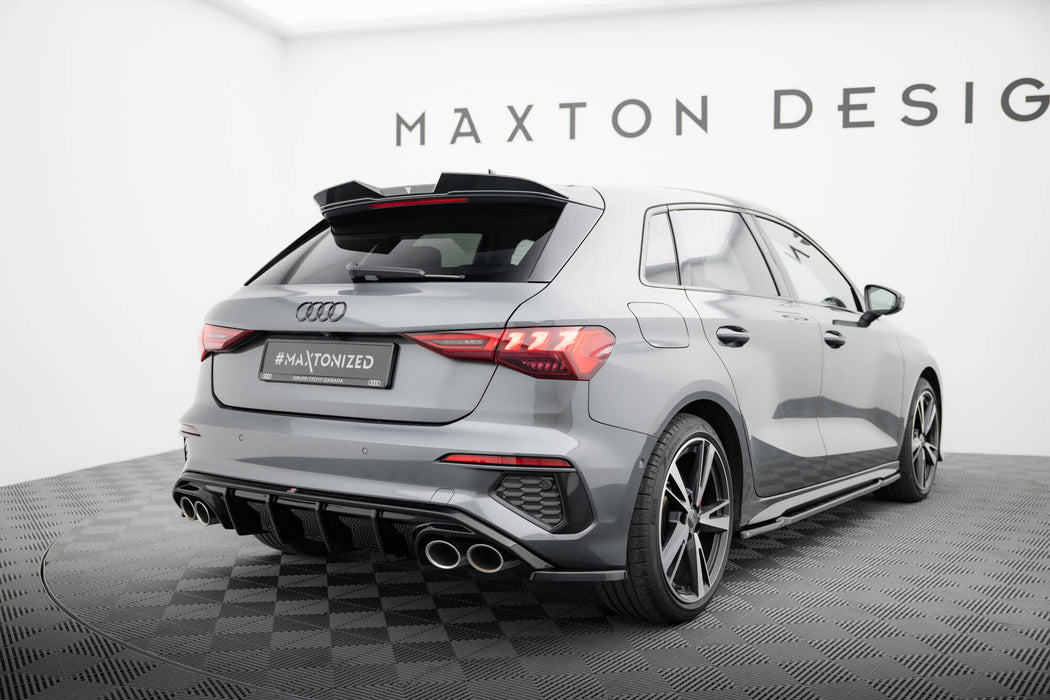 Maxton Design Prepreg Carbon Fiber Tailgate Spoiler Audi RS3 / S3 / A3 S-Line Sportback 8Y / 8Y Facelift