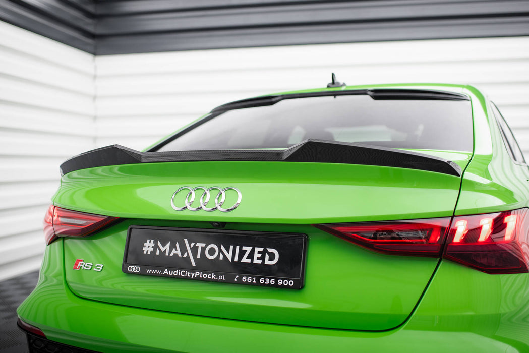 Maxton Design Prepreg Carbon Fiber Tailgate Spoiler Audi RS3 Sedan 8Y