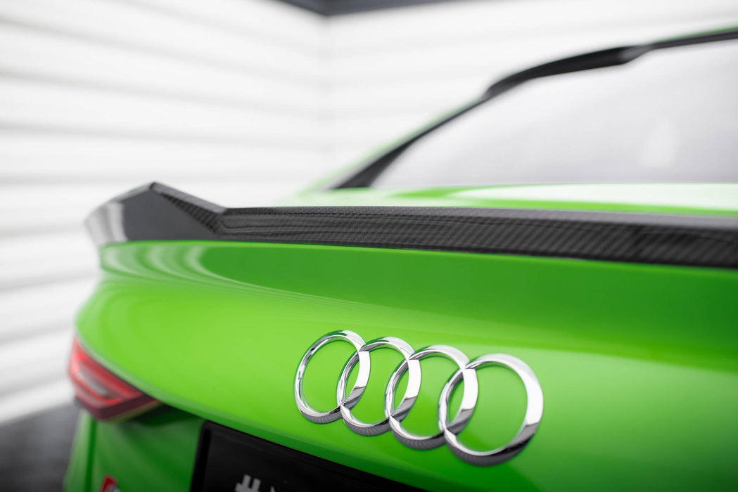 Maxton Design Prepreg Carbon Fiber Tailgate Spoiler Audi RS3 Sedan 8Y