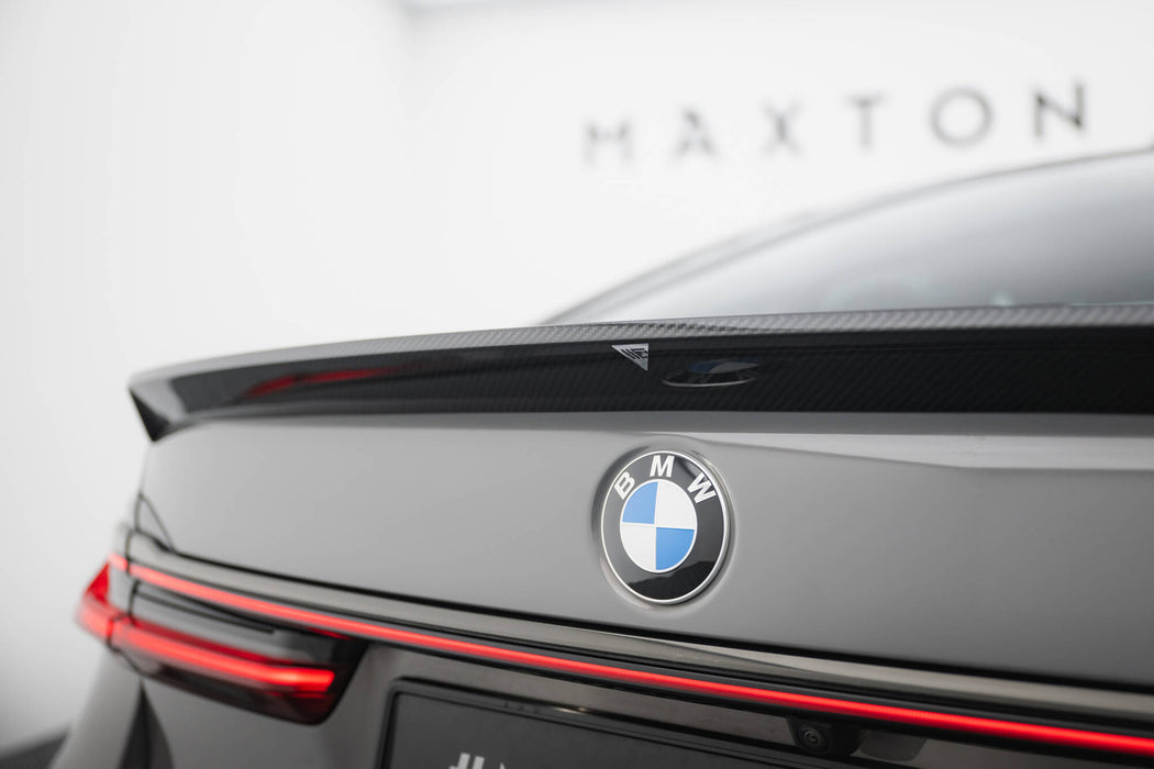 Maxton Design Prepreg Carbon Fiber Tailgate Spoiler BMW 7 G11 / G11 Facelift