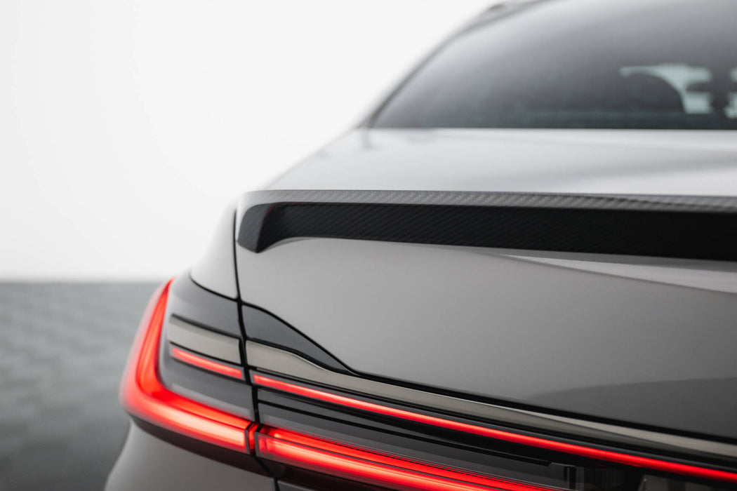 Maxton Design Prepreg Carbon Fiber Tailgate Spoiler BMW 7 G11 / G11 Facelift