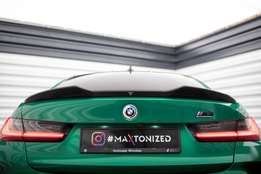 Maxton Design Prepreg Carbon Fiber Tailgate Spoiler BMW M3 G80 / M340i G20 / 3 M-Pack G20 / 3 Standard G20