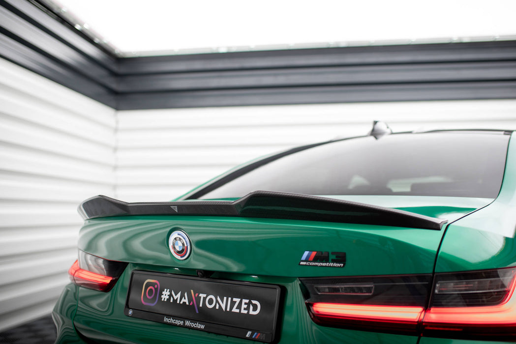 Maxton Design Prepreg Carbon Fiber Tailgate Spoiler BMW M3 G80 / M340i G20 / 3 M-Pack G20 / 3 Standard G20