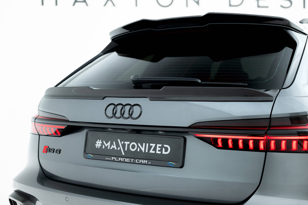 Maxton Design Prepreg Carbon Fiber Tailgate Spoiler (Lower) Audi RS6 C8