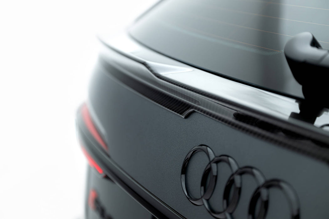 Maxton Design Prepreg Carbon Fiber Tailgate Spoiler (Lower) Audi RS6 C8