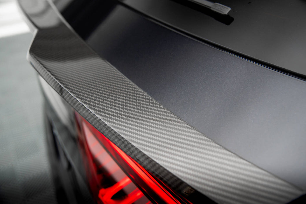 Maxton Design Prepreg Carbon Fiber Tailgate Spoiler (Lower) Audi RSQ8 / SQ8 / Q8 S-Line / Q8 Mk1
