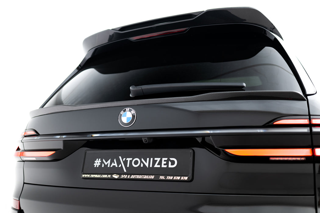 Maxton Design Prepreg Carbon Fiber Tailgate Spoiler (Lower) BMW X7 M-Pack G07 Facelift