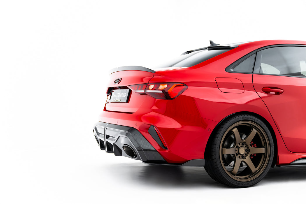 Prepreg Carbon Fiber Tailgate Spoiler V.2 Audi RS3 / S3 / A3 S-Line / A3 Sedan 8Y Facelift