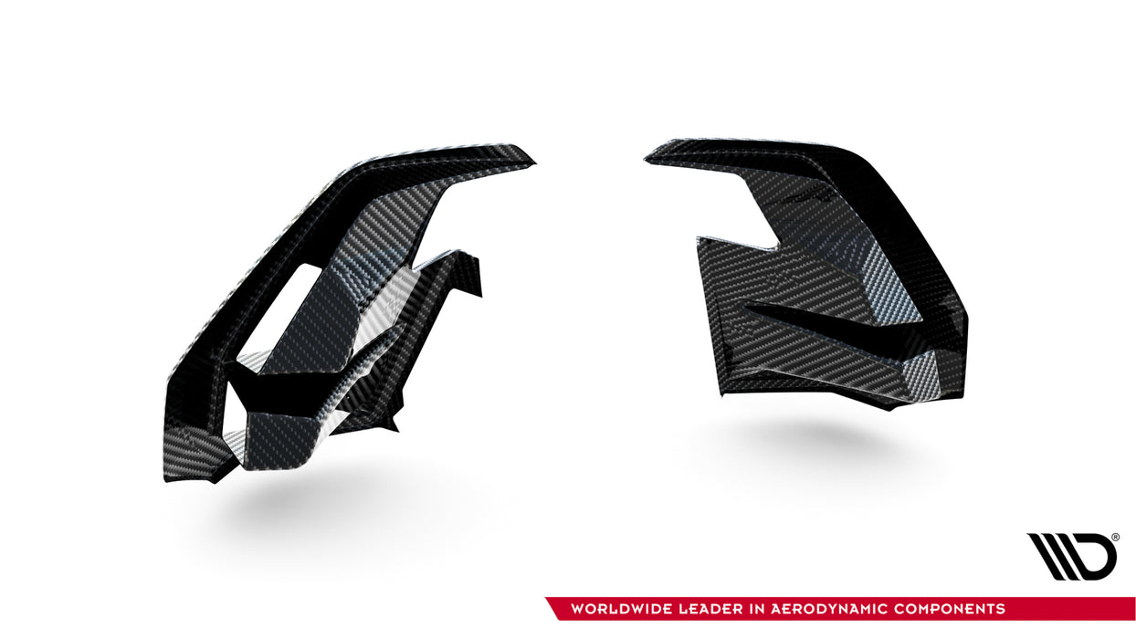 Maxton Design Prepreg Carbon Front Bumper Side Vents BMW X7 M-Pack G07 Facelift