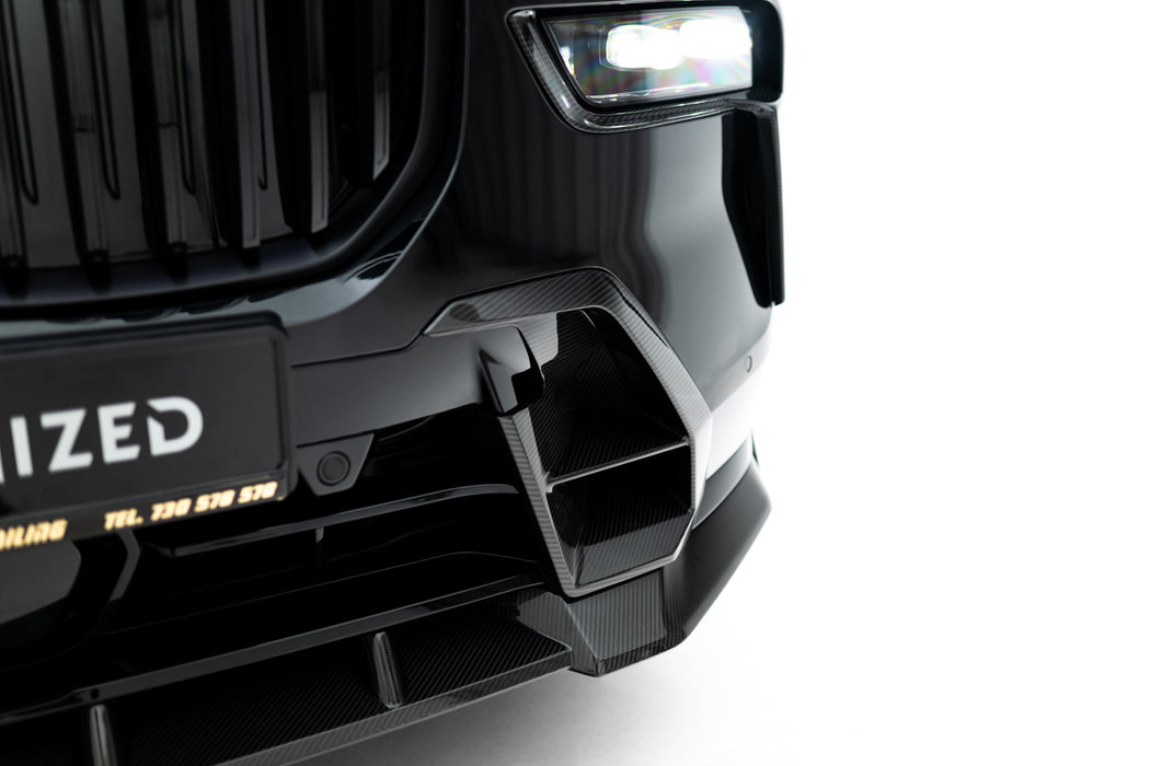 Maxton Design Prepreg Carbon Front Bumper Side Vents BMW X7 M-Pack G07 Facelift