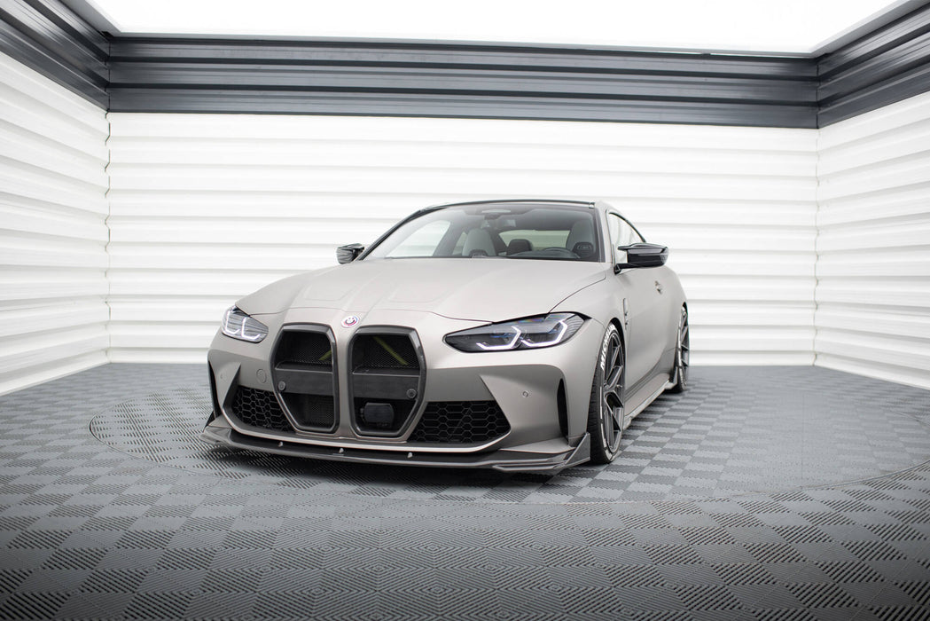 Maxton Design Prepreg Carbon Front Flaps BMW M4 G82 / G82 Facelift