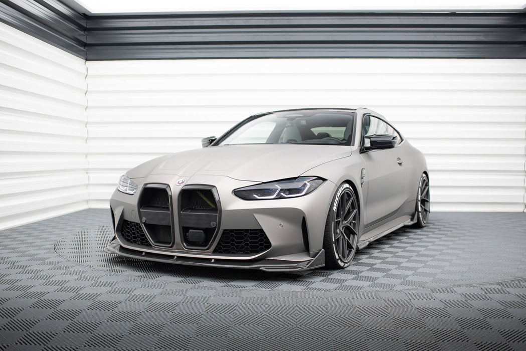 Maxton Design Prepreg Carbon Front Flaps BMW M4 G82 / G82 Facelift