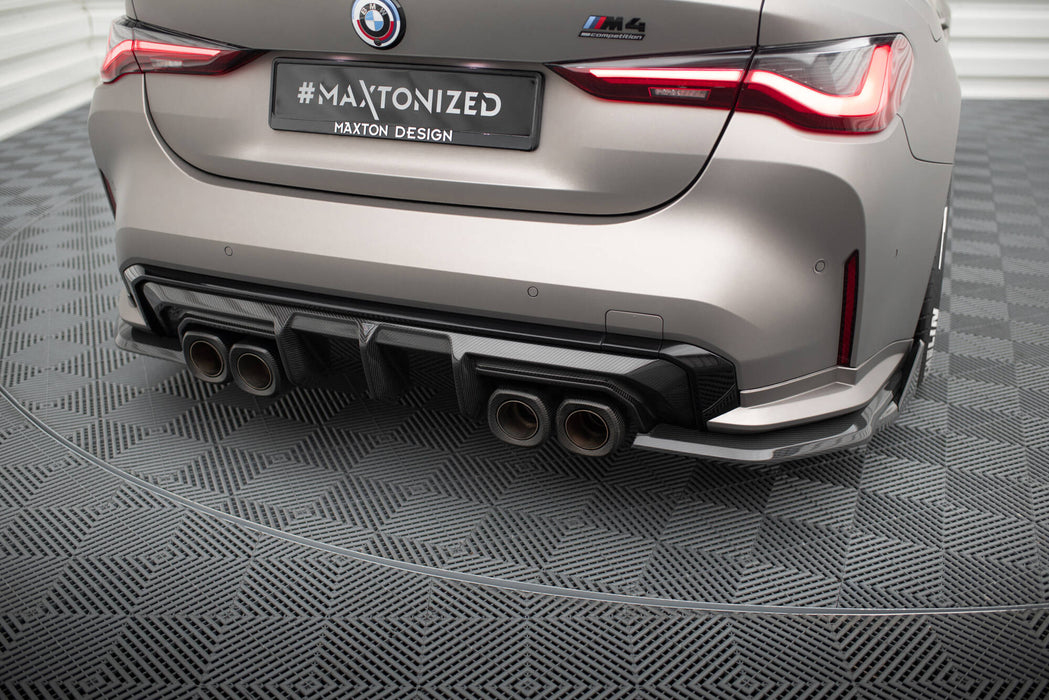 Maxton Design Prepreg Carbon Rear Flaps BMW M4 G82 / G82 Facelift
