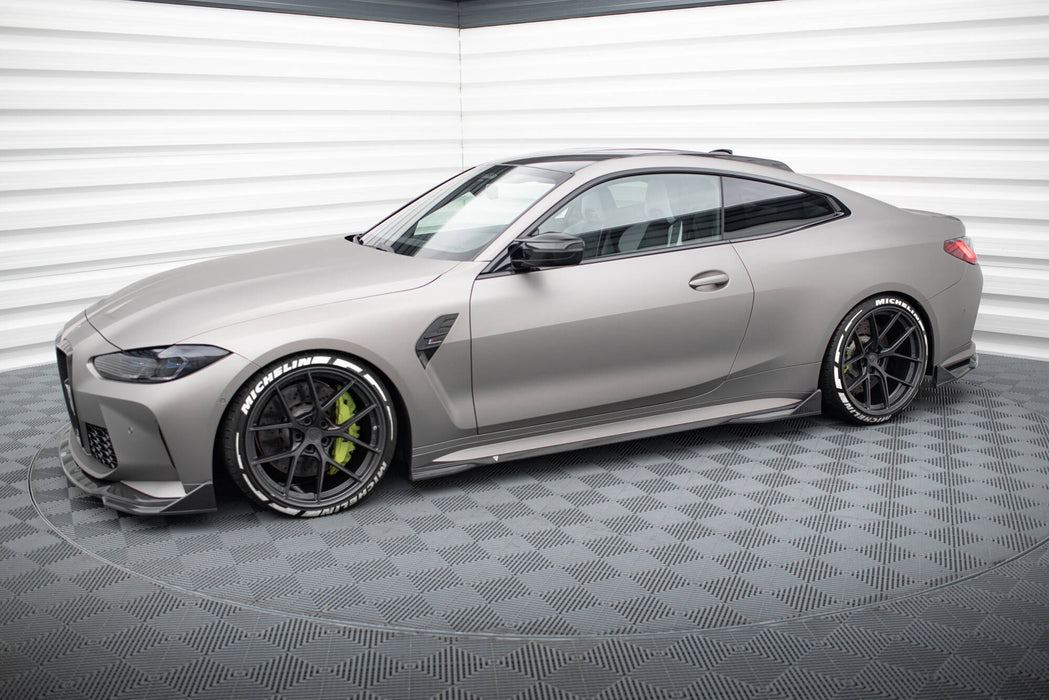 Maxton Design Prepreg Carbon Side Flaps BMW M4 G82 / G82 Facelift