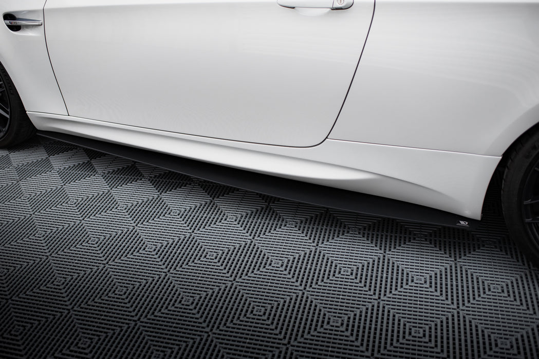 Maxton Design RACING SIDE SKIRTS DIFFUSERS BMW M3 E92 / E93 (PREFACE MODEL)