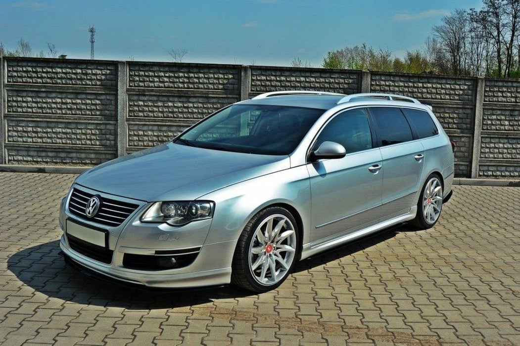 Maxton Design RACING SIDE SKIRTS DIFFUSERS VW PASSAT B6/B7 R-LINE