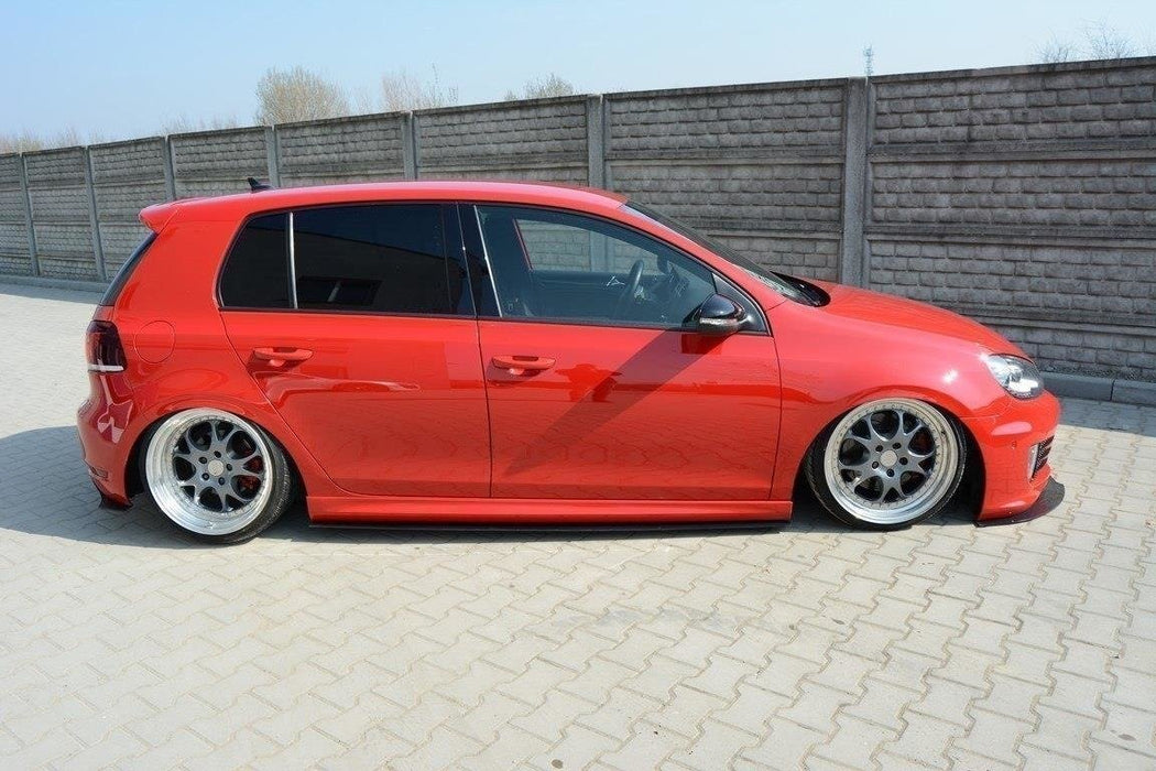 Maxton Design RACING SIDE SKIRTS DIFFUSERS Volkswagen Golf GTI 35th / R20 Mk6