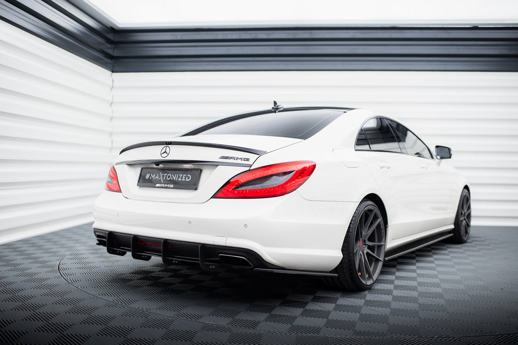 Maxton Design REAR DIFFUSER MERCEDES CLS C218 AMG LINE