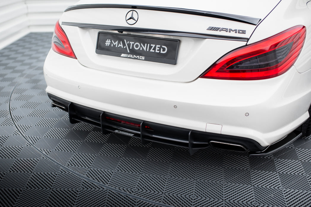 Maxton Design REAR DIFFUSER MERCEDES CLS C218 AMG LINE