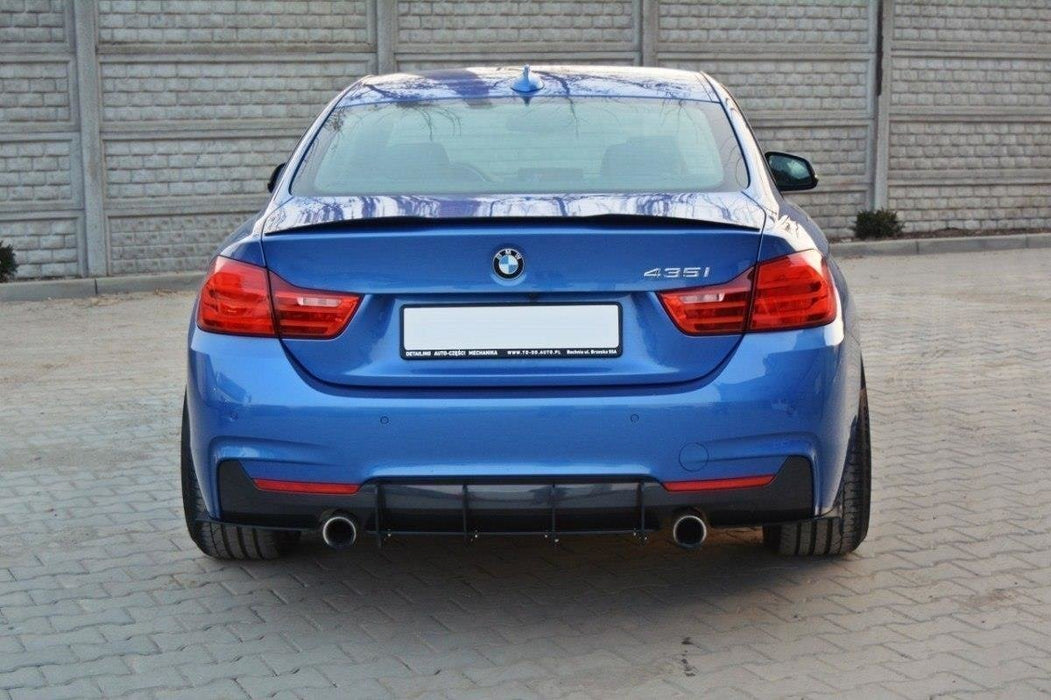 Maxton Design REAR DIFFUSER & REAR SIDE SPLITTERS for BMW 4 Coupe / Gran Coupe / Cabrio M-Pack F32 / F36 / F33