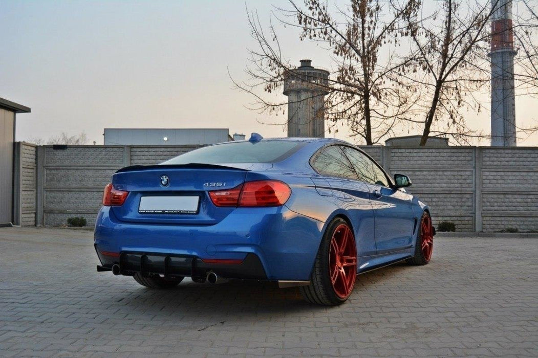 Maxton Design REAR DIFFUSER & REAR SIDE SPLITTERS for BMW 4 Coupe / Gran Coupe / Cabrio M-Pack F32 / F36 / F33