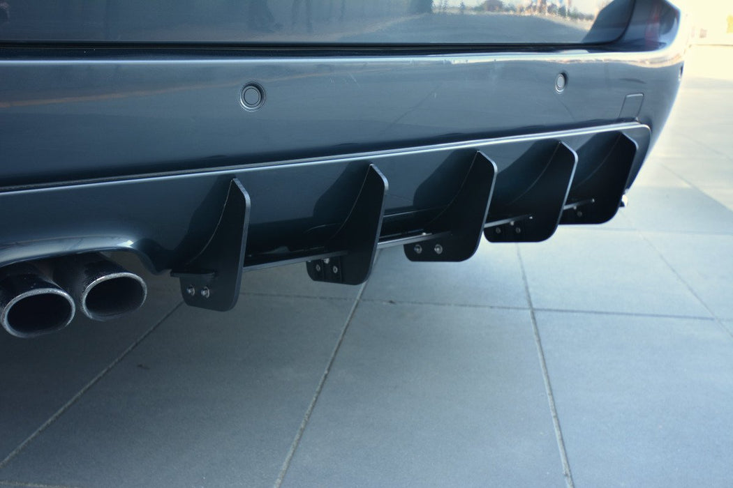Maxton Design REAR DIFFUSER for BMW 5 E61 (TOURING) WAGON M-PACK