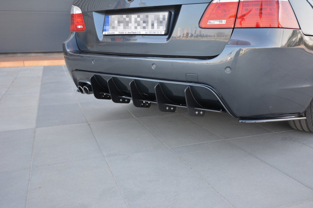 Maxton Design REAR DIFFUSER for BMW 5 E61 (TOURING) WAGON M-PACK