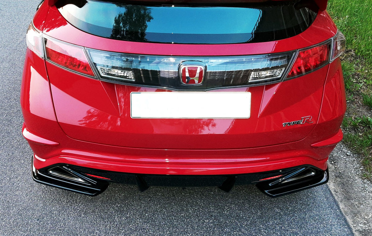 Maxton Design REAR SIDE SPLITTERS HONDA CIVIC VIII TYPE-R GP — Maxton ...