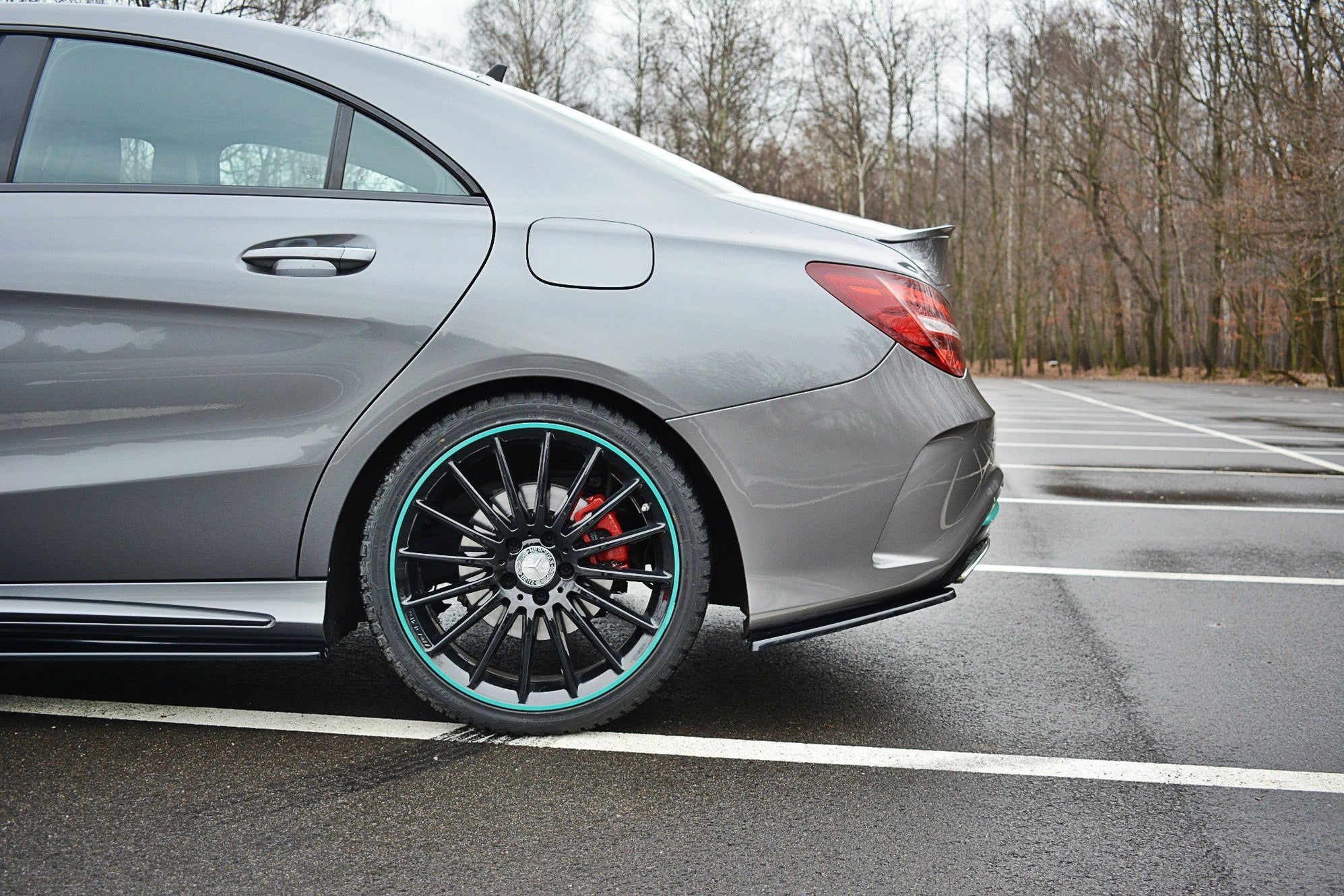 Maxton Design REAR SIDE SPLITTERS MERCEDES-BENZ CLA C117 AMG-LINE FACE ...